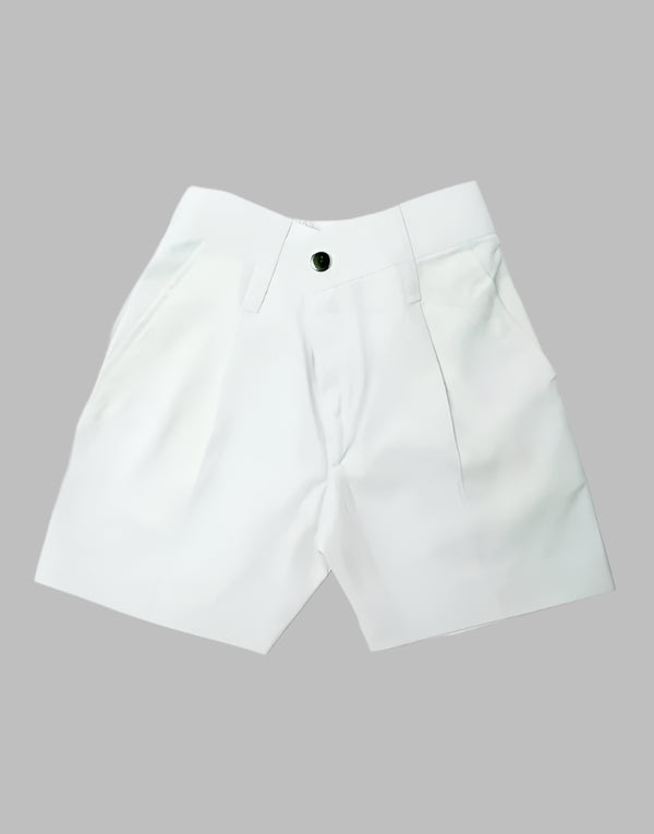 DPS Boys White Half Pant Unifrom