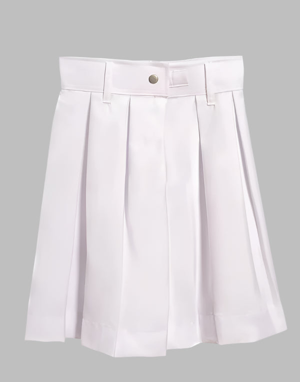 DPS School Girls White Skirts Unifrom