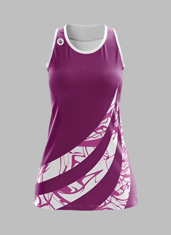 Female Round Neck Netball Sports Dress