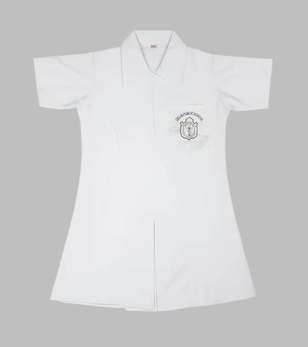 DPS Girls White Frock Uniform