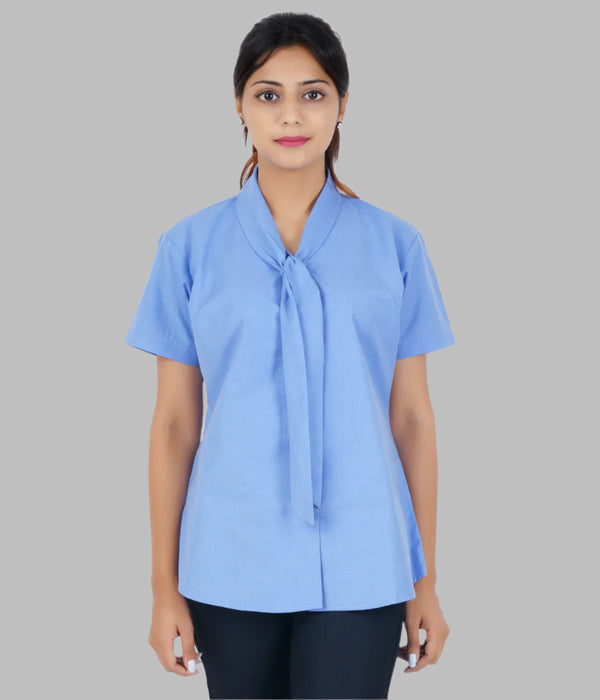 Female Front-Office Shirt Blue