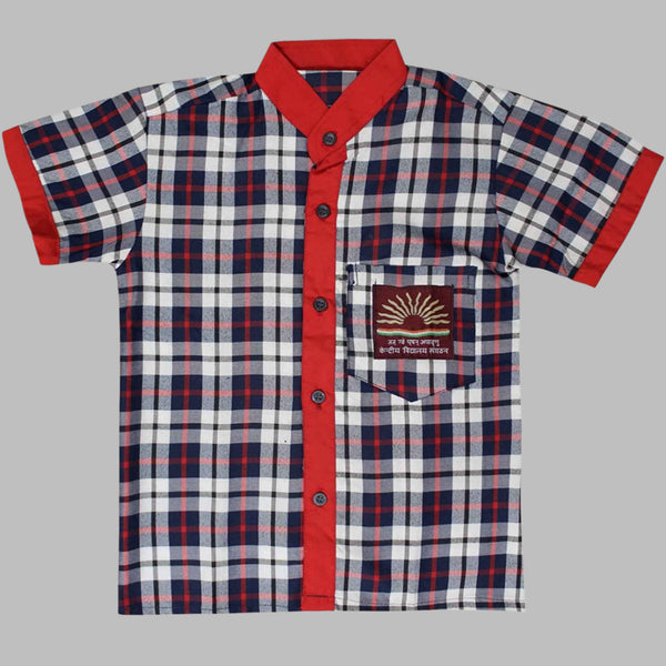 KVS School Uniform boys Shirt(1th to 4th Standard)