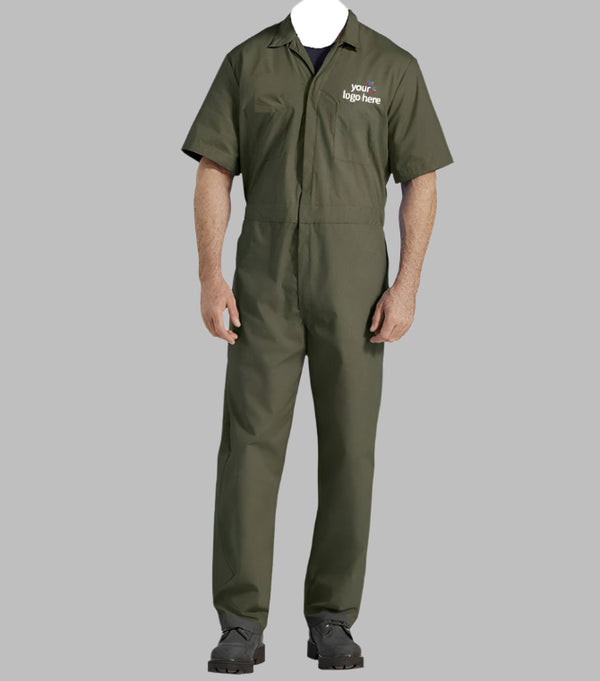 Personalized Half Sleeve Coverall Plumber Uniform